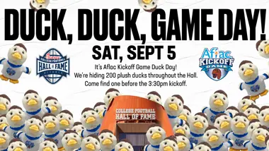 Aflac Kickoff Game Duck Day